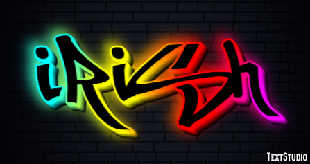 Irish Text effect