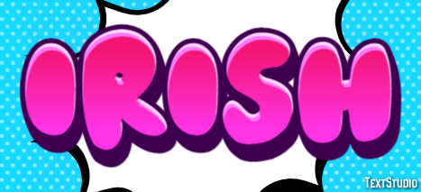 Irish Text Effect
