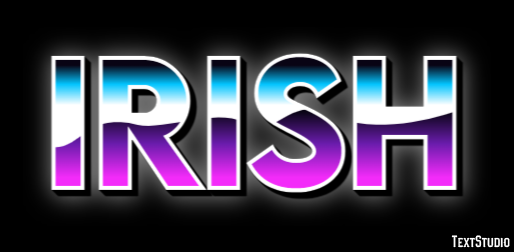 Irish Efecto de Texto