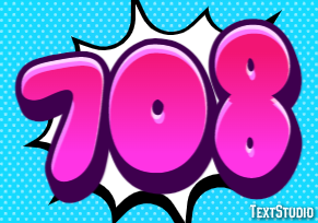 708 Tekst Effect