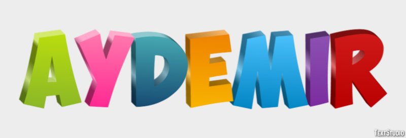 Aydemir Efeito de texto