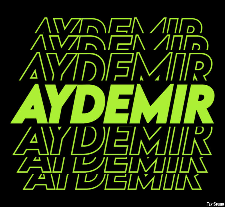 Aydemir Texteffekt