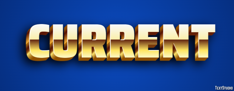 Current Text Effect
