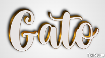 Gato Tekst Effect