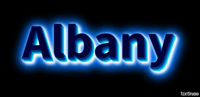 Albany Effetto testo