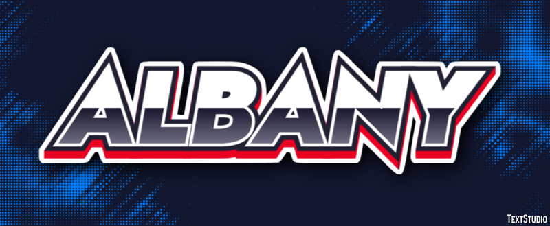 Albany Effetto testo
