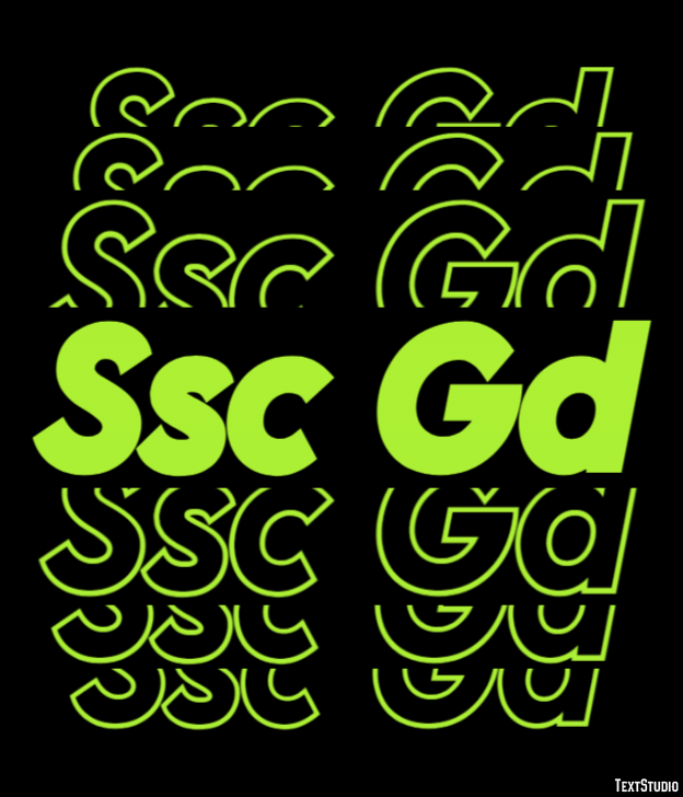 Ssc Gd Texteffekt