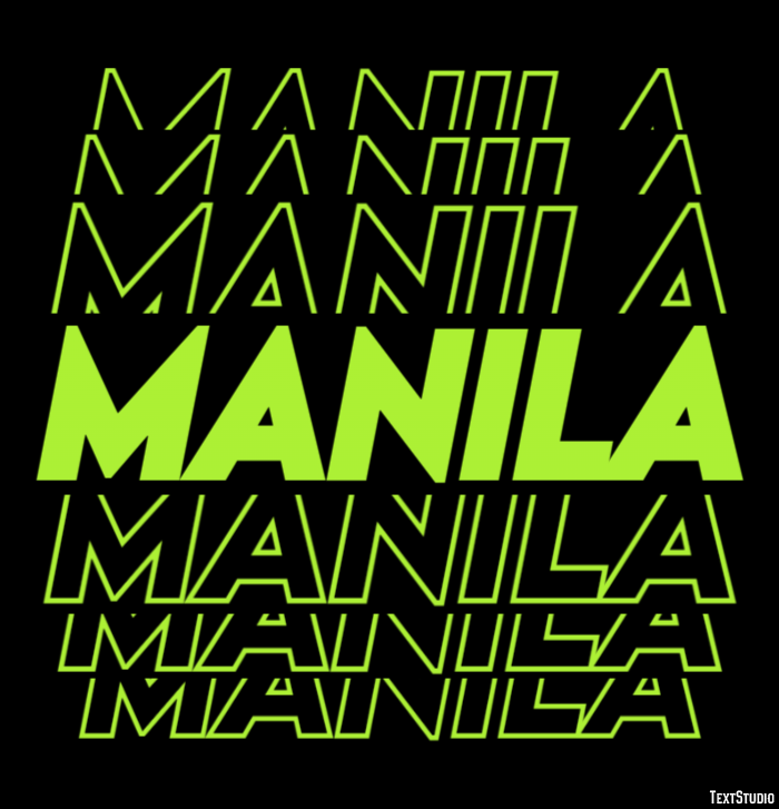 Manila Efekt tekstowy