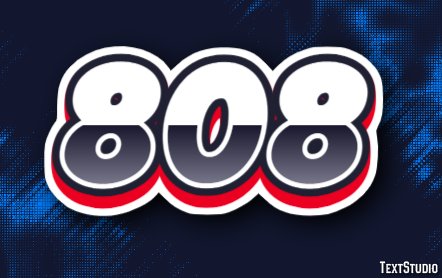 808 Efekt tekstowy