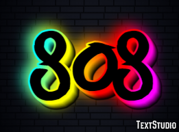 808 Text Effect