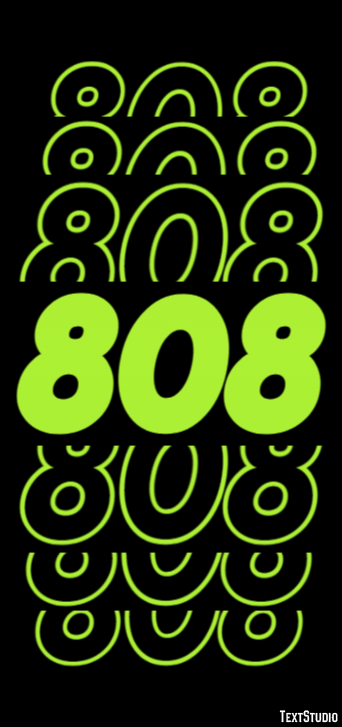 808 Text Effect