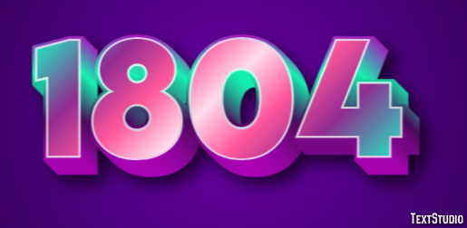 1804 Effetto testo