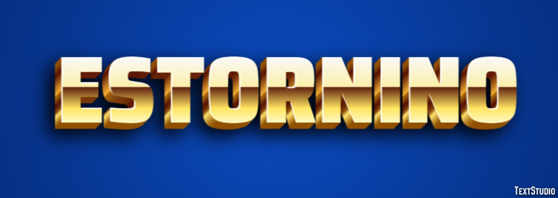 Estornino Texteffekt