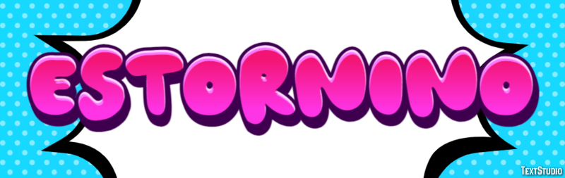 Estornino Texteffekt