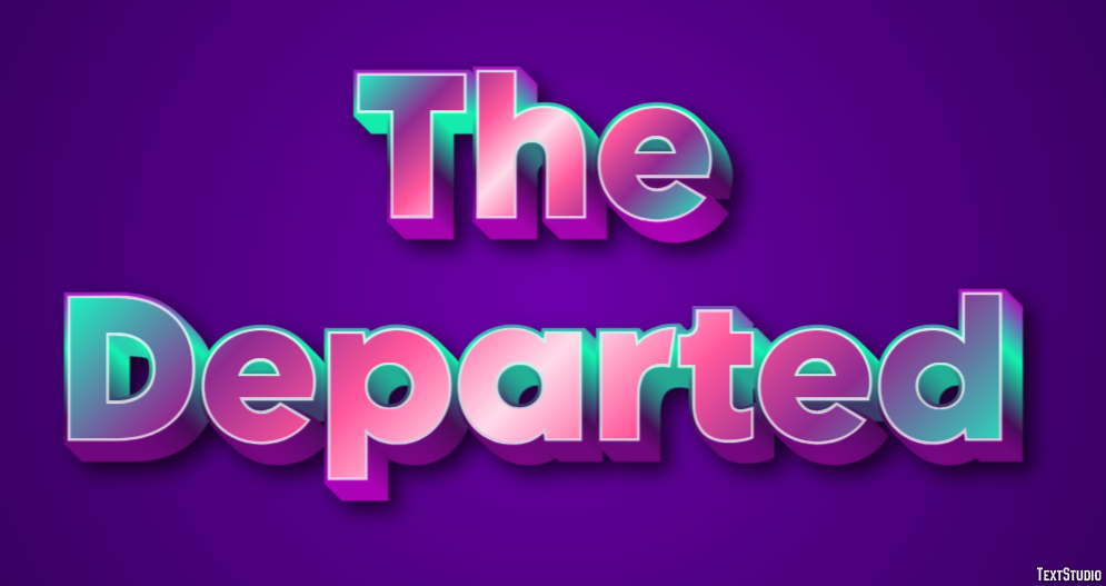 The Departed Texteffekt