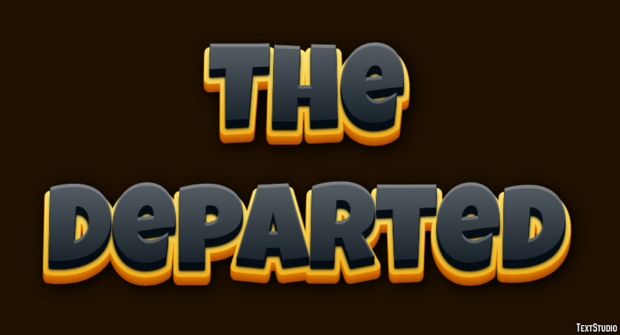 The Departed Efekt tekstowy