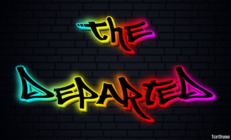 The Departed Efekt tekstowy
