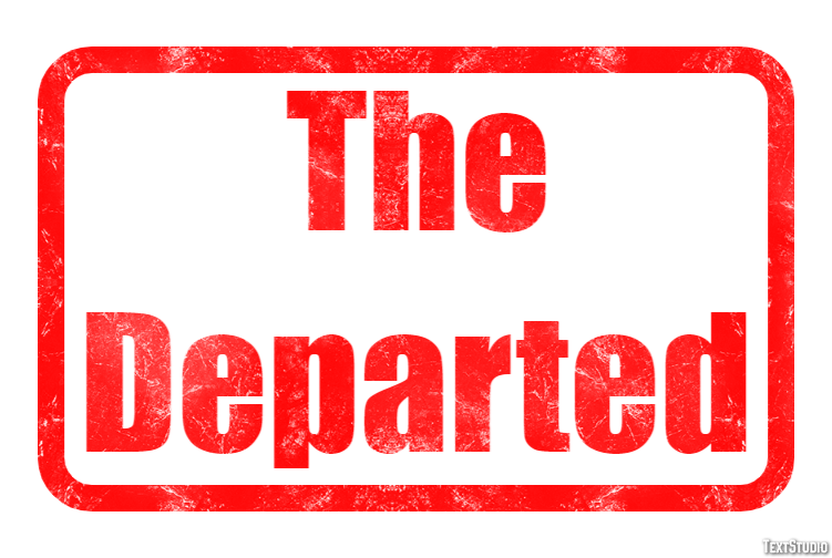 The Departed Text effect