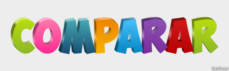 Comparar Efeito do texto