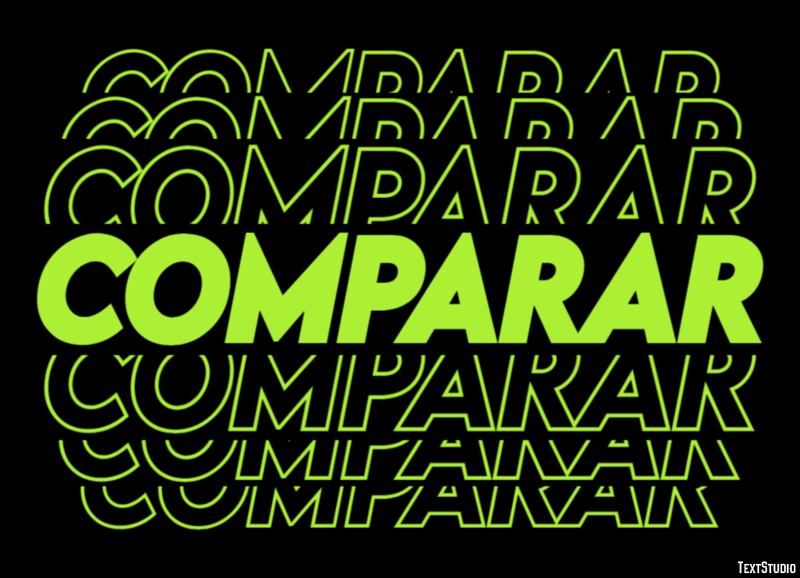 Comparar Efeito de texto