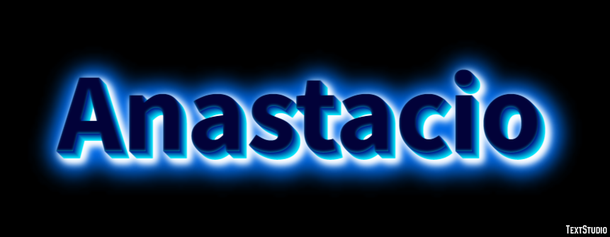 Anastacio テキスト効果