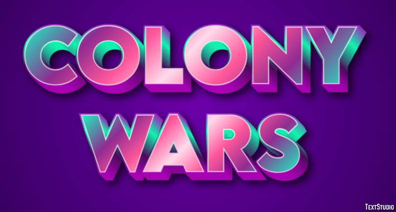 Colony Wars Texteffekt