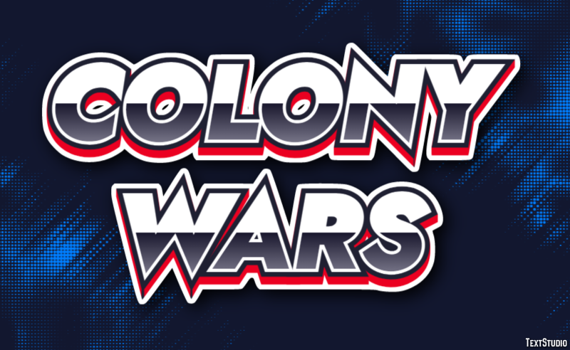 Colony Wars Texteffekt