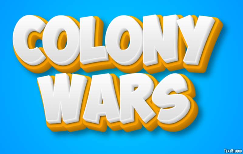 Colony Wars Texteffekt