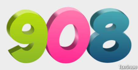 908 Text Effect