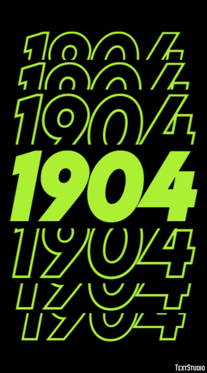 1904 Effetto testo