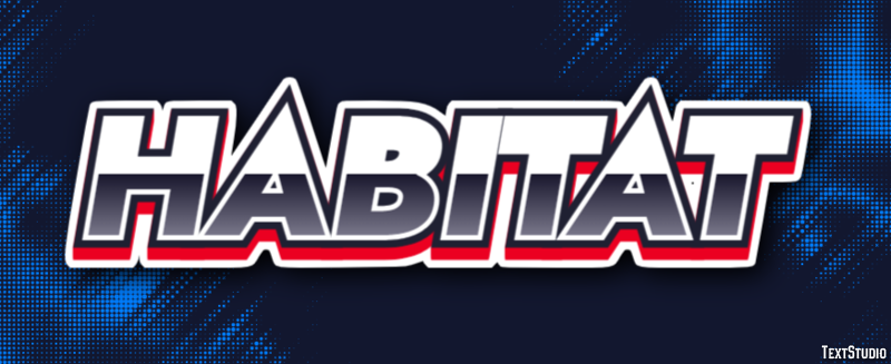 Habitat Text effect
