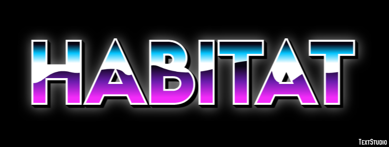 Habitat Text Effect
