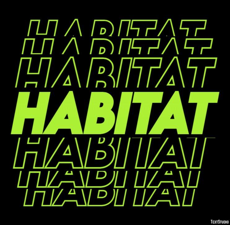 Habitat Text Effect