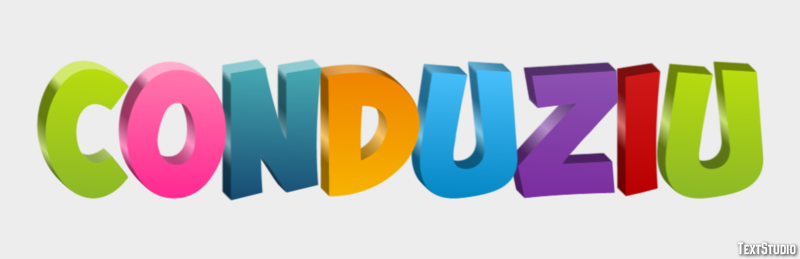Conduziu Texteffekt