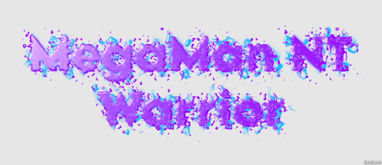 MegaMan NT Warrior Text Effect