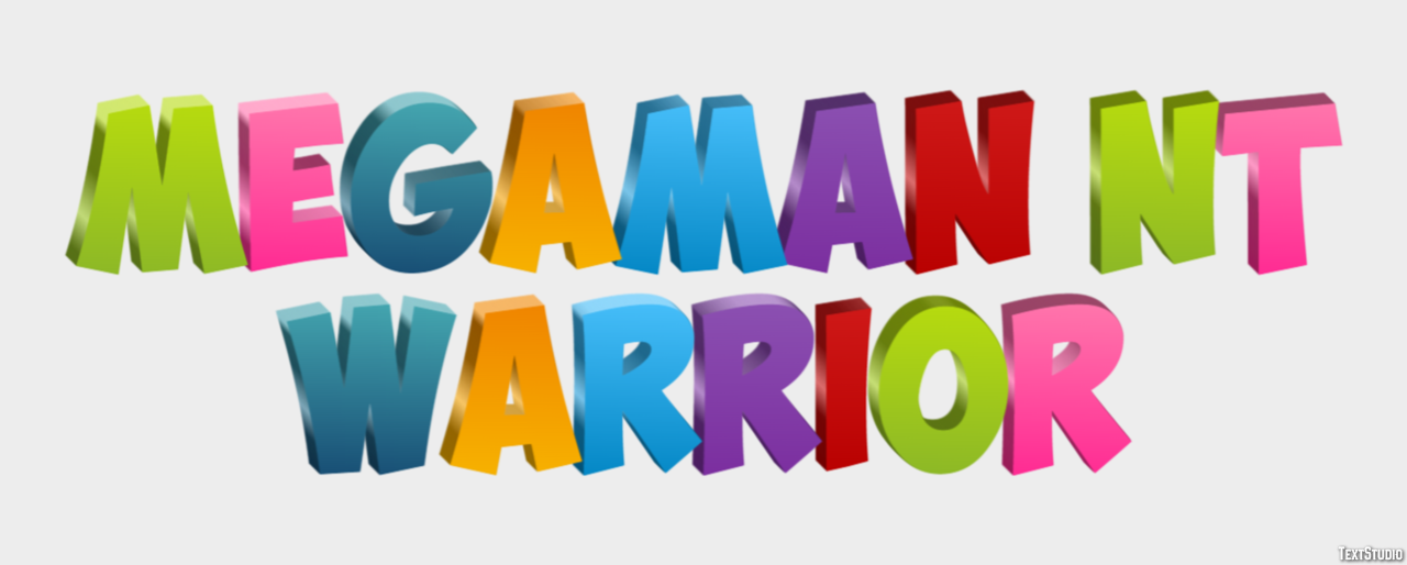 MegaMan NT Warrior Efeito de texto