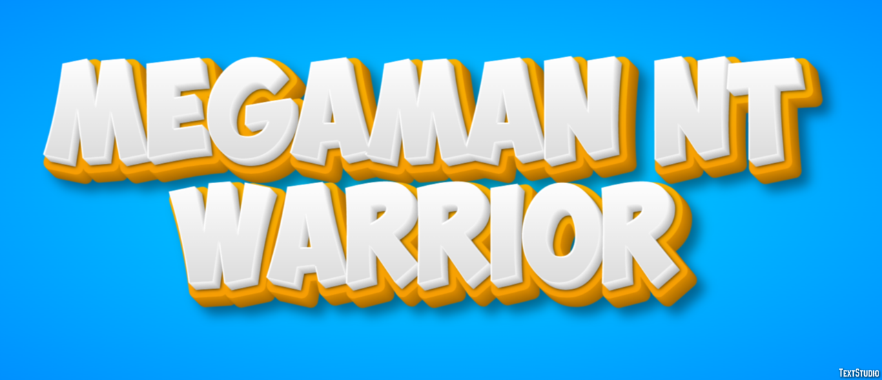 MegaMan NT Warrior Efeito de texto