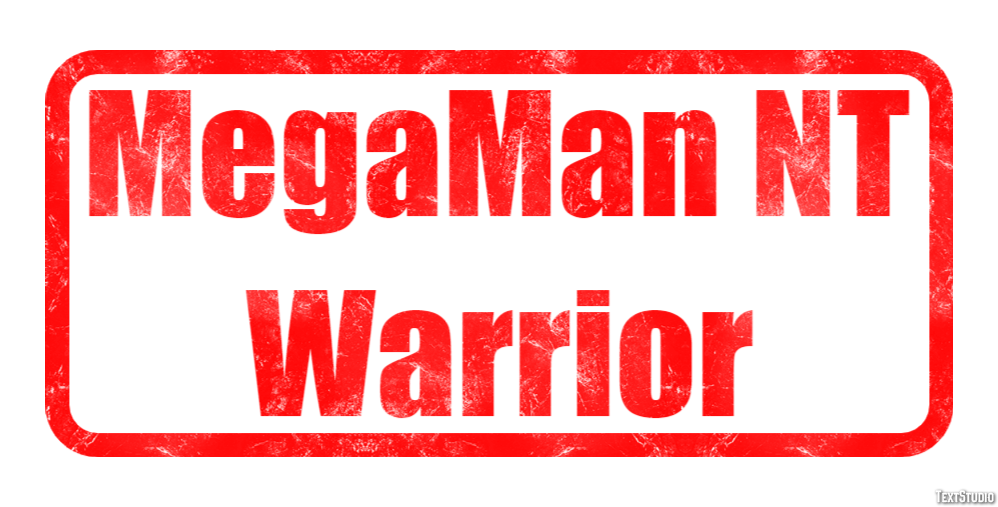 MegaMan NT Warrior Text Effect