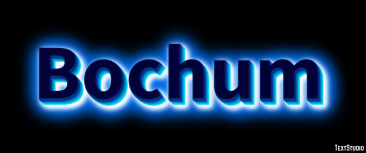 Bochum Эффект текста