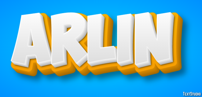 Arlin Text Effect