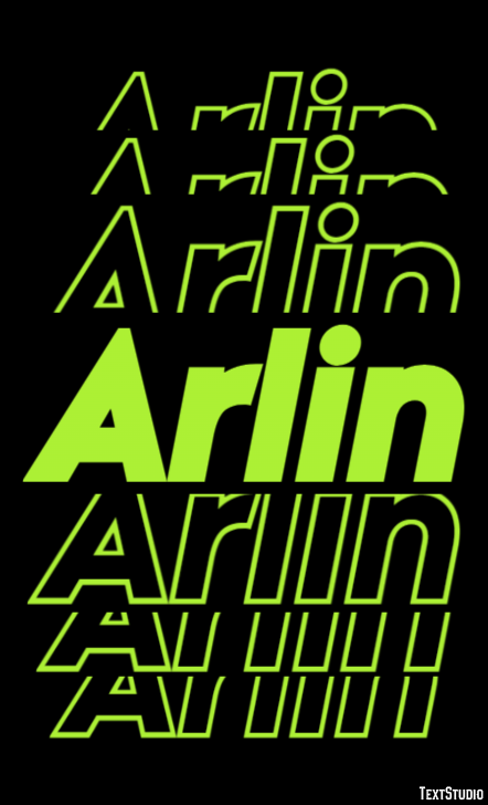 Arlin Effetto testo