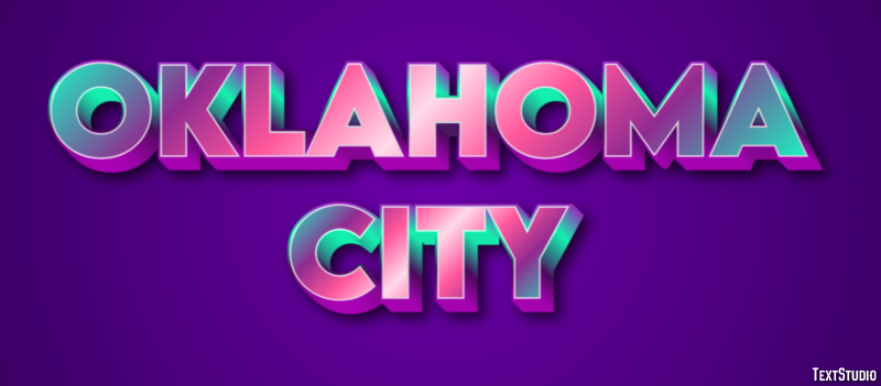 Oklahoma City Efekt tekstowy