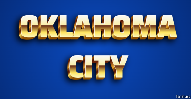 Oklahoma City Efekt tekstowy