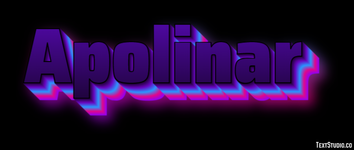 Apolinar Efecto de texto