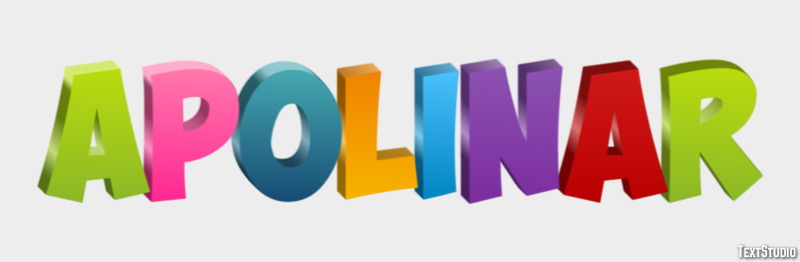 Apolinar Efecto de texto