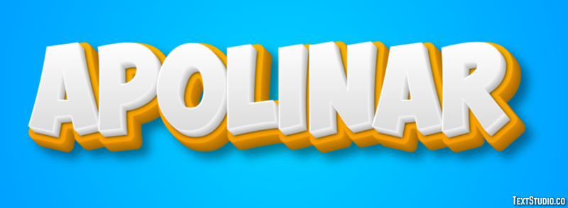 Apolinar Efecto de texto