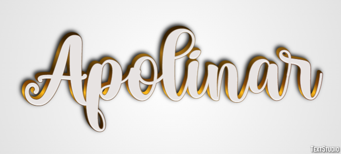Apolinar Efecto de texto