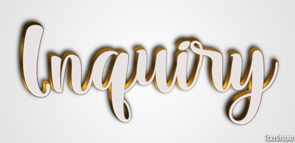 Inquiry Text Effect