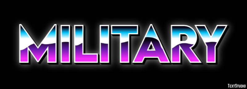 Military Text effect