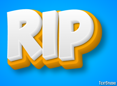 Rip Text Effect